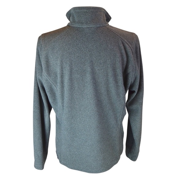 Lands’ End Polartec Aircore 100 1/4 Zip Fleece Pullover Top - Grey, Small (6-8) - Picture 8 of 9